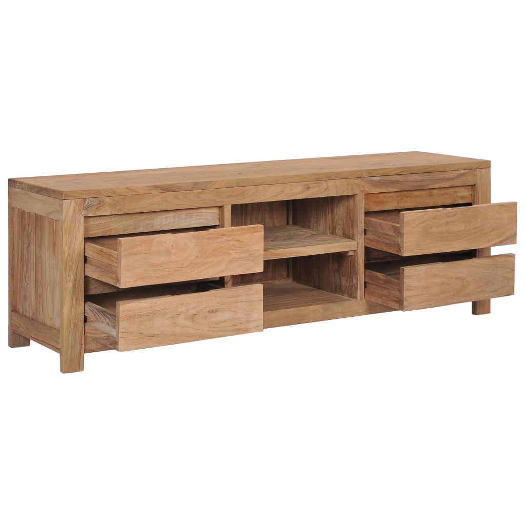 TV Cabinet 120x30x40 cm Solid Teak Wood