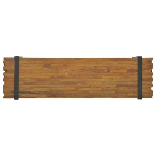 TV Stand 110x30x32.5 cm Solid Teak Wood