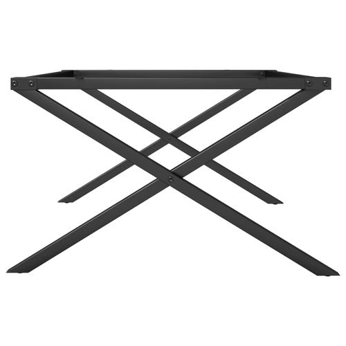 Coffee Table Legs X-Frame 80x70x43 cm Cast Iron