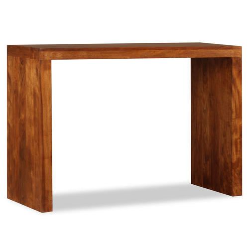 vidaXL Console Table Solid Wood with Honey Finish 110x40x76 cm