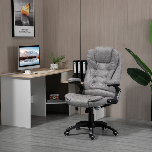 Office chair with swivel arms and wheels