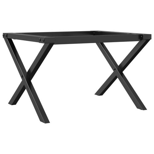 Coffee Table Legs X-Frame 60x40x38 cm Cast Iron