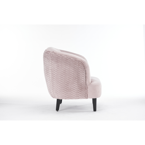 77cm Grey Velvet Arm Chair