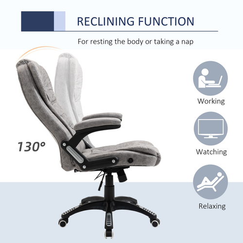 Office chair with swivel arms and wheels
