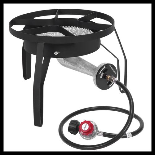 ZOKOP Ey31-54 Outdoor Furnace Round Furnace 20W BTU Head Diameter 26cm With 1.2m Leather Tube With 0-20psig High Pressure Valve