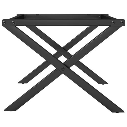 Coffee Table Legs X-Frame 60x40x38 cm Cast Iron