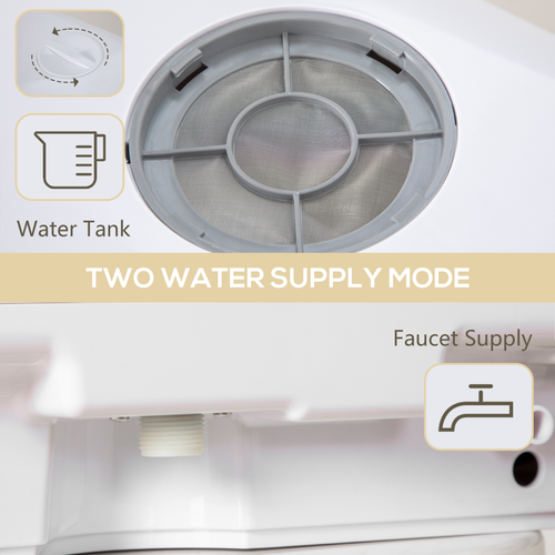 HOMCOM Table Top Dishwasher w/ 4 Place Settings 6 Programs Fruit Wash Mode