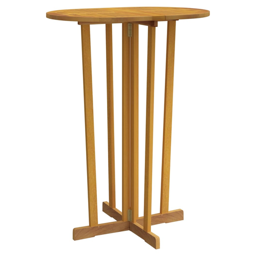Folding Bar Table 90x65x105 cm Solid Wood Teak