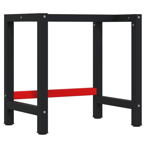 Workbench Dark Brown 100x60x81.5 cm Solid Wood Oak