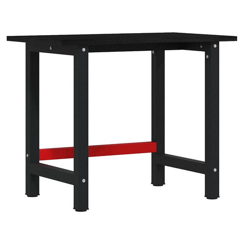 Workbench Dark Brown 100x60x81.5 cm Solid Wood Oak