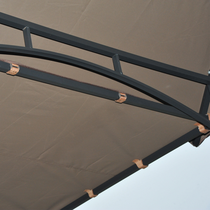 Party BBQ Tent Outdoor Camping Patio Canopy Awing Waterproof Coffee