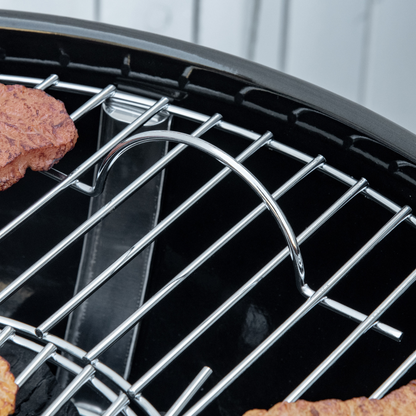 Outsunny Portable Kettle Charcoal Grill BBQ Smoker w/ Cover, Lid, &amp; Thermometer