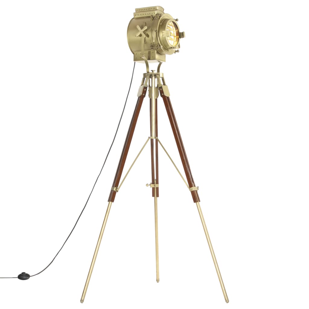 Tripod Floor Lamp Solid Mango Wood 193 cm