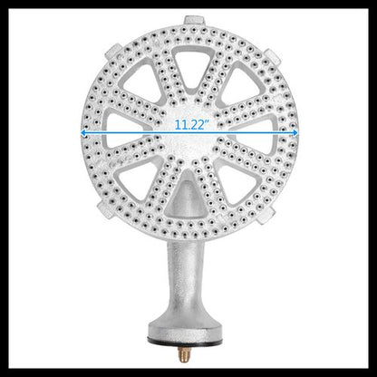 ZOKOP Ey31-54 Outdoor Furnace Round Furnace 20W BTU Head Diameter 26cm With 1.2m Leather Tube With 0-20psig High Pressure Valve