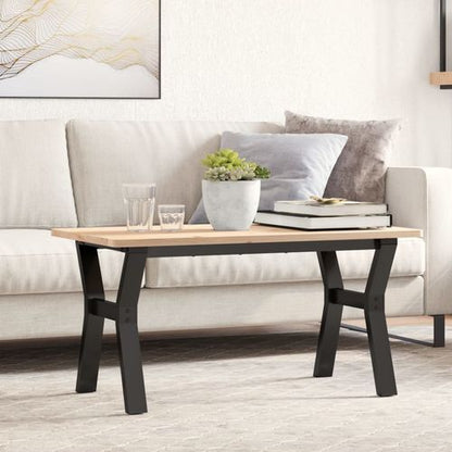 vidaXL Coffee Table Legs Y-Frame 80x40x43 cm Cast Iron
