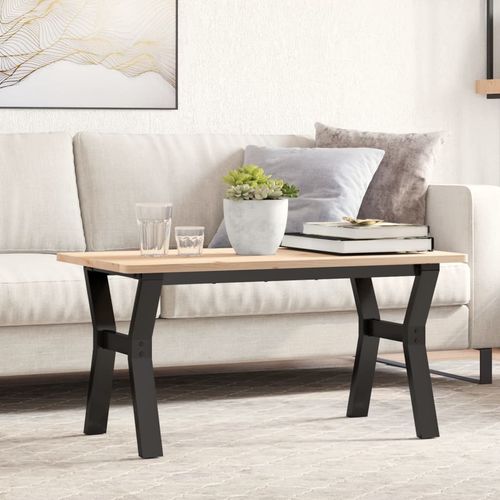 vidaXL Coffee Table Legs Y-Frame 80x40x43 cm Cast Iron