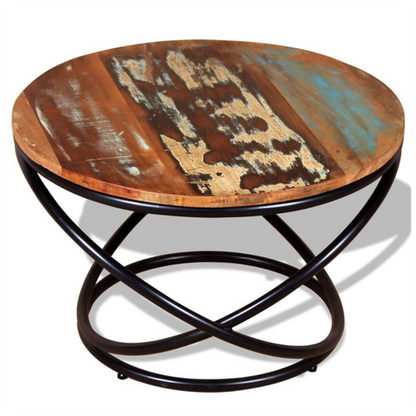 Coffee Table Solid Reclaimed Wood 60x60x40 cm