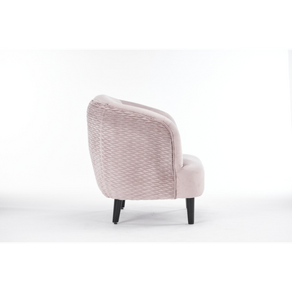 77cm Grey Velvet Arm Chair