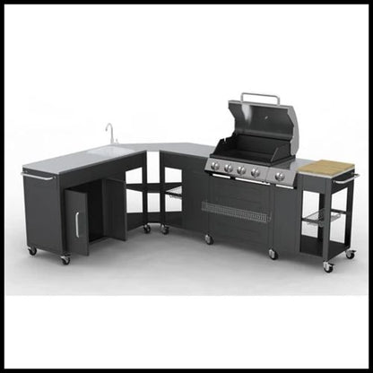 Outdoor Kitchen Barbecue Missouri 4 Burners