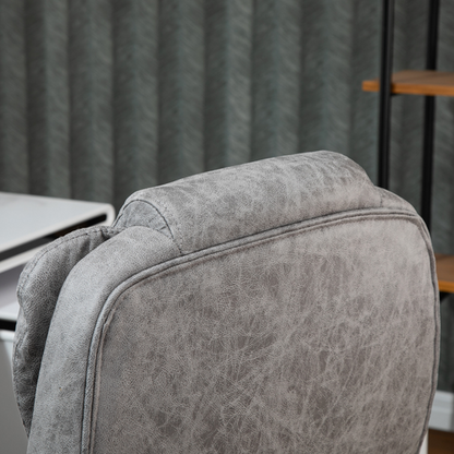 Office chair with swivel arms and wheels