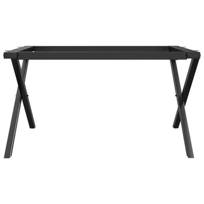 Coffee Table Legs X-Frame 80x70x43 cm Cast Iron