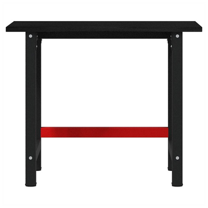 Workbench Dark Brown 100x60x81.5 cm Solid Wood Oak