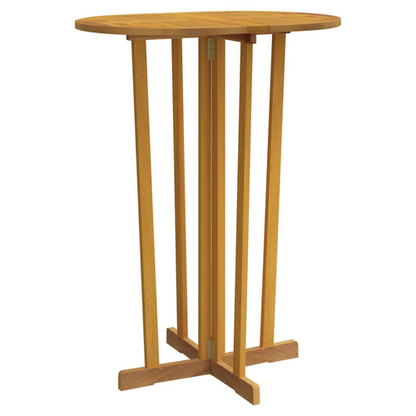 Folding Bar Table 90x65x105 cm Solid Wood Teak