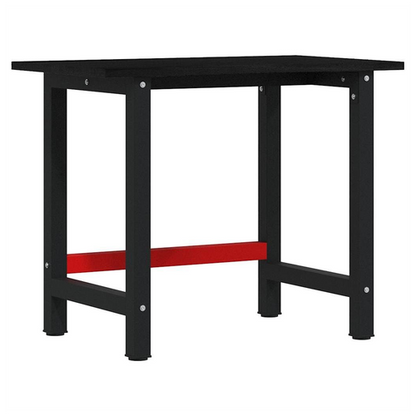 Workbench Dark Brown 100x60x81.5 cm Solid Wood Oak